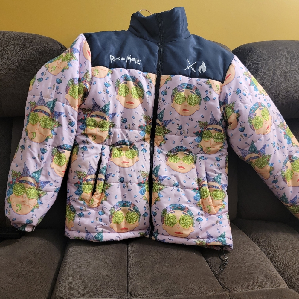 Daylight Curfew Rick & Morty Puffy Jacket